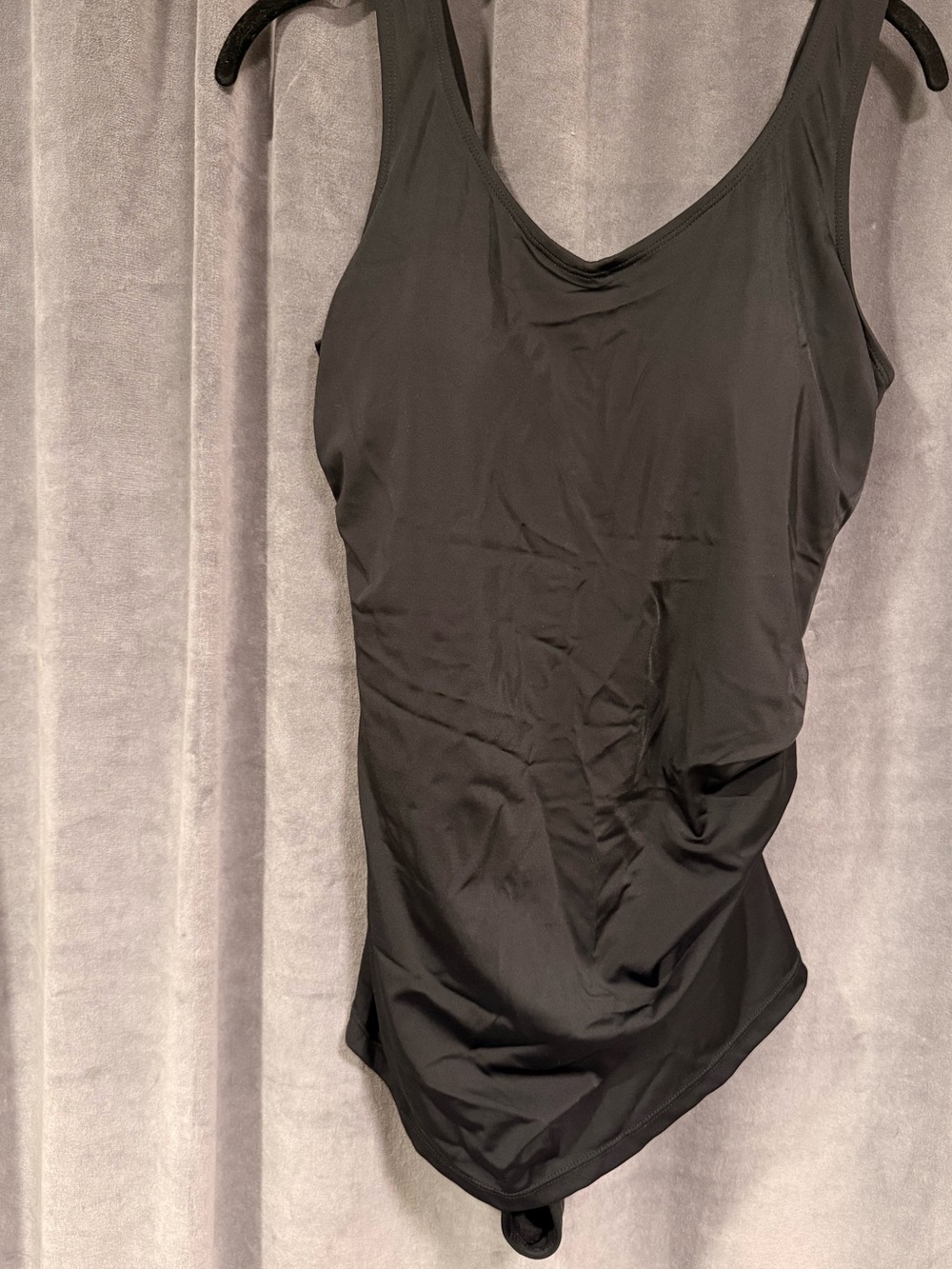 Kim Gravel Swimsuits for All Black one pc Sz 10 New !